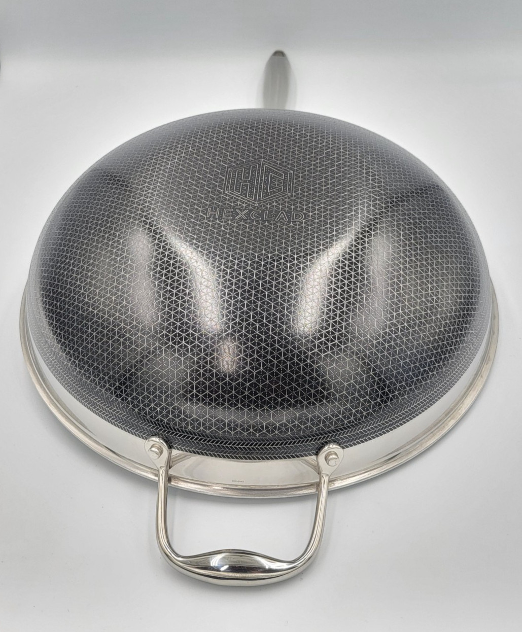 HexClad 12" WOK 12-Inch Hybrid Nonstick Pan - NO Lid - Used Good Condition