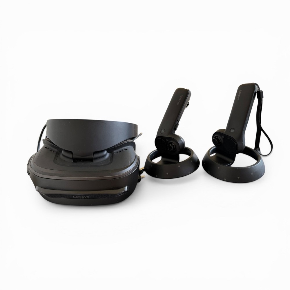 Lenovo Explorer Headset VR Set W/ Controllers Windows Mixed Reality Tested Works
