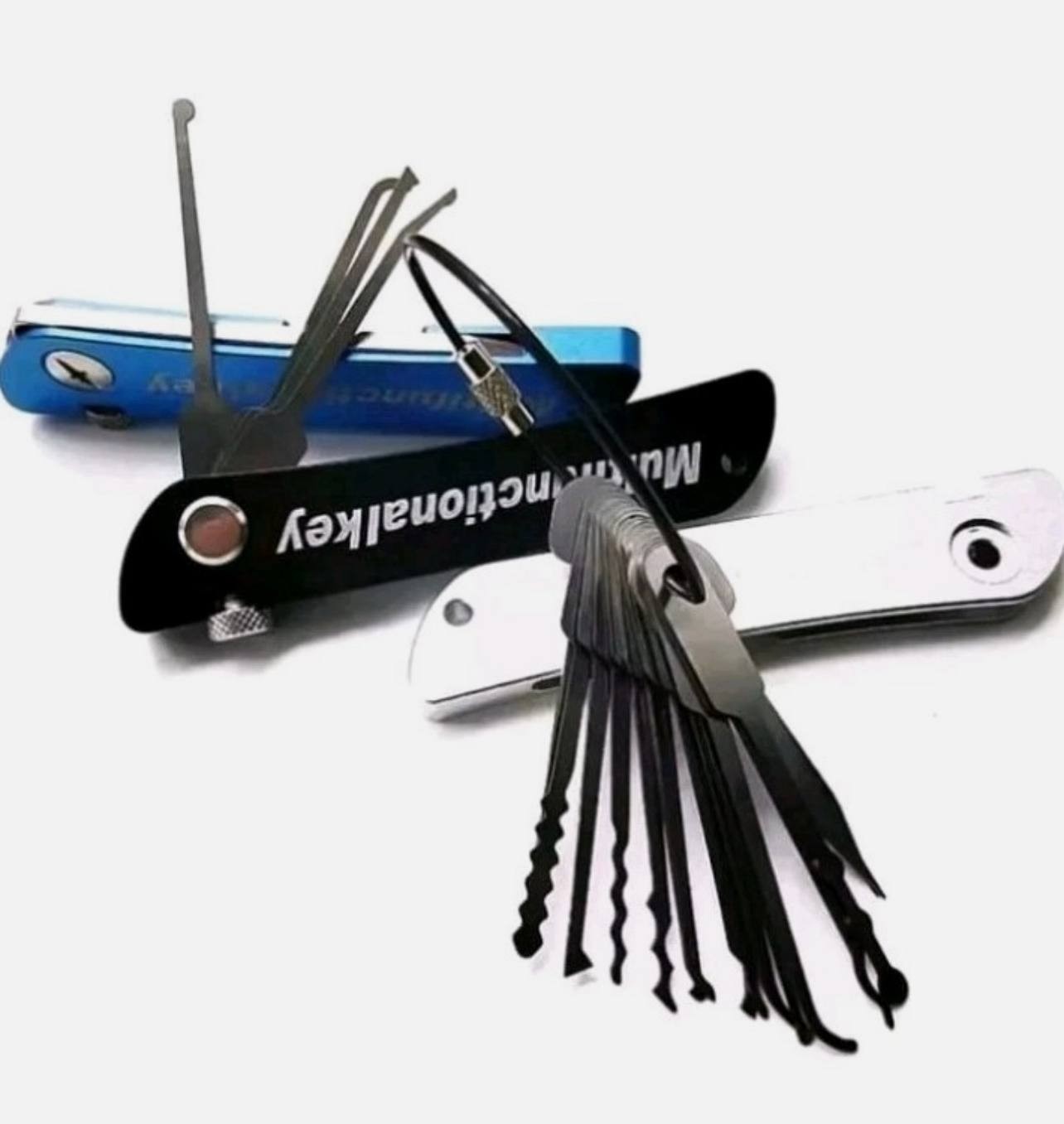 21pcs Stainless Steel Portable Key Practice Set Professional Key Door Open
