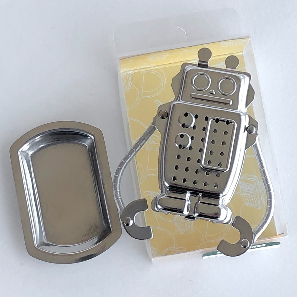 NIB Robot Tea Infuser with Mini Tray
