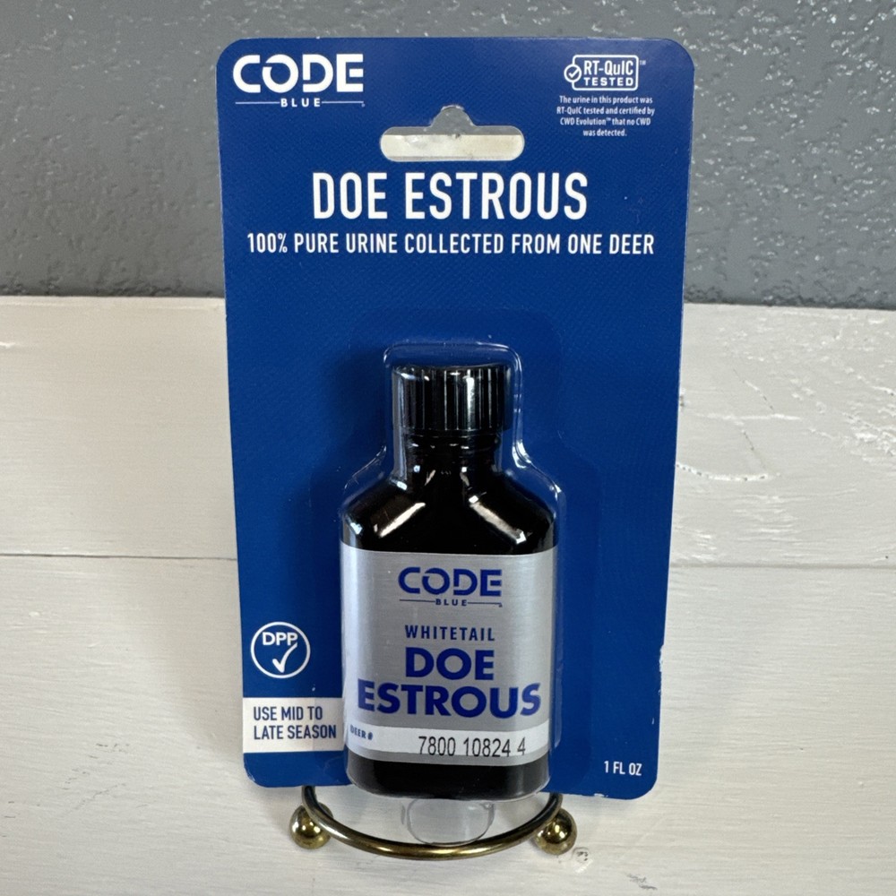 Code Blue Doe Estrous - NEW IN PACKAGE - 100% Pure From One Deer DPP