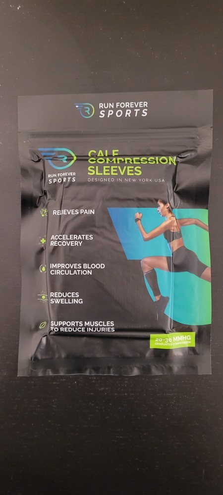 Run Forever Sports calf compression sleeves