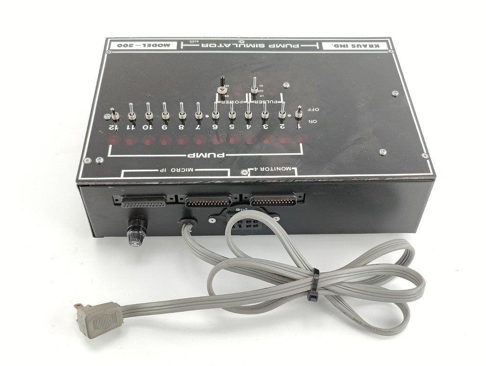 KRAUS IND. Pump Simulator Model 200 Multi-Switch Test Box Excellent Condition