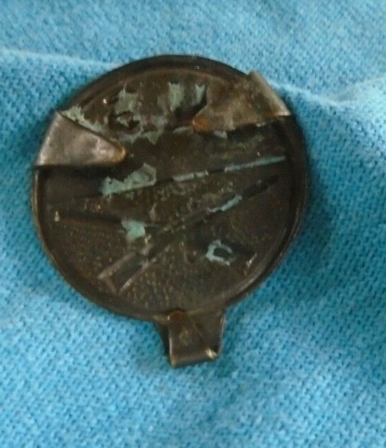 US Army infantry marking tag, marked 34 E 27