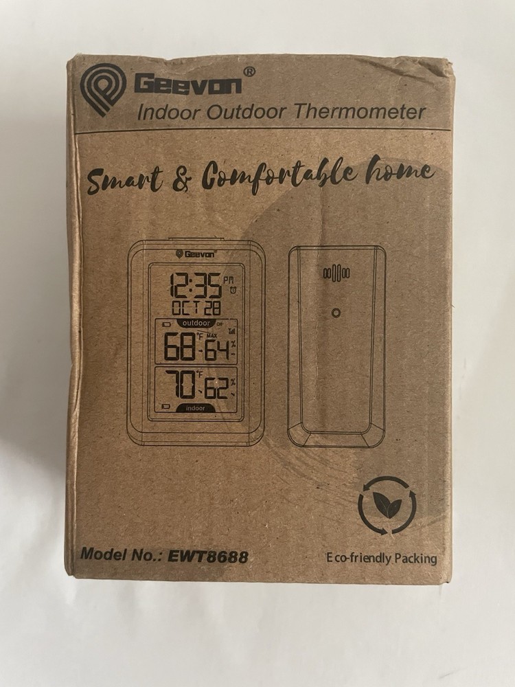 Indoor Outdoor Wireless Digital Thermometer NEW