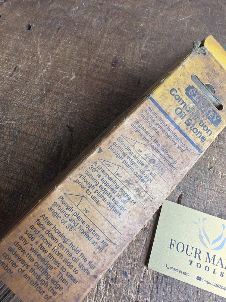 Original Eclipse No.36 Honing Guide And Stanley Combination Stone Woodworking