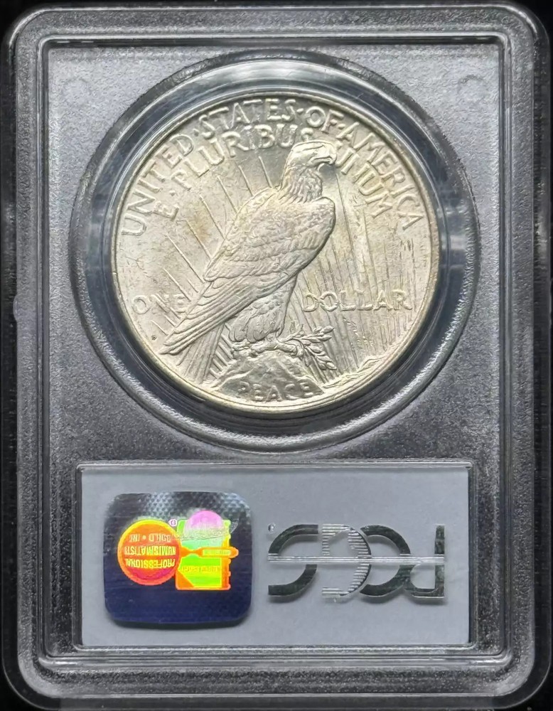 1923 D Peace Silver Dollar PCGS MS-63