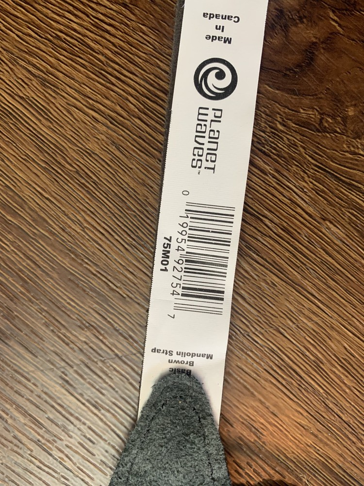 D'Addario Planet Waves Brown Mandolin Strap