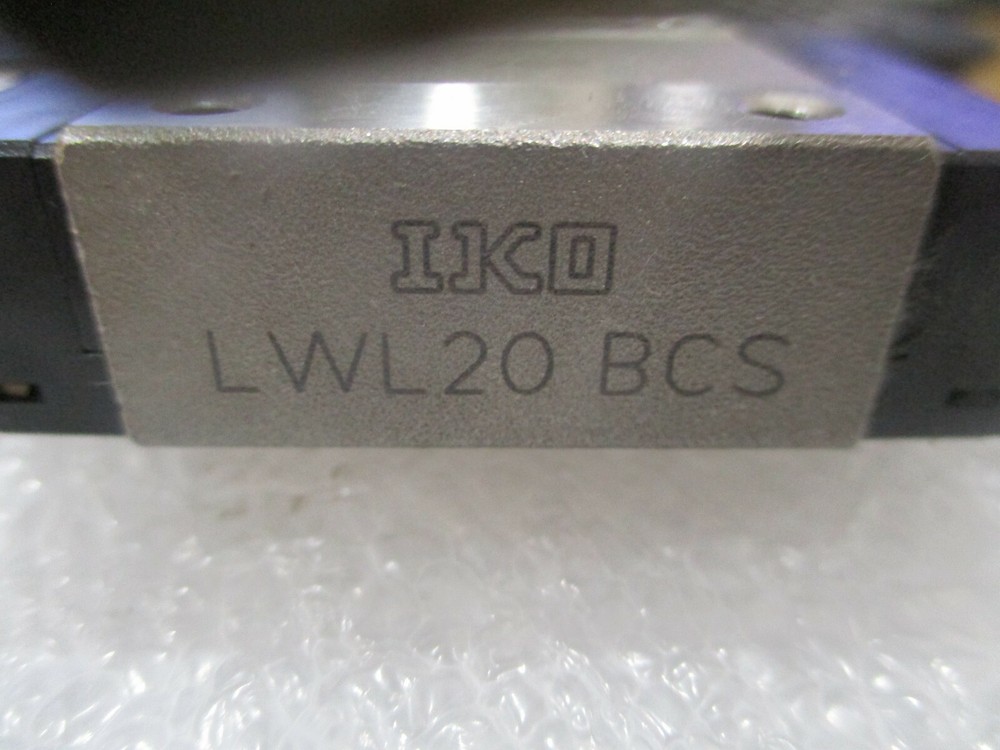 IKO Rail with Two LWL20 BCS Linear Tables. 16¼ Inch.