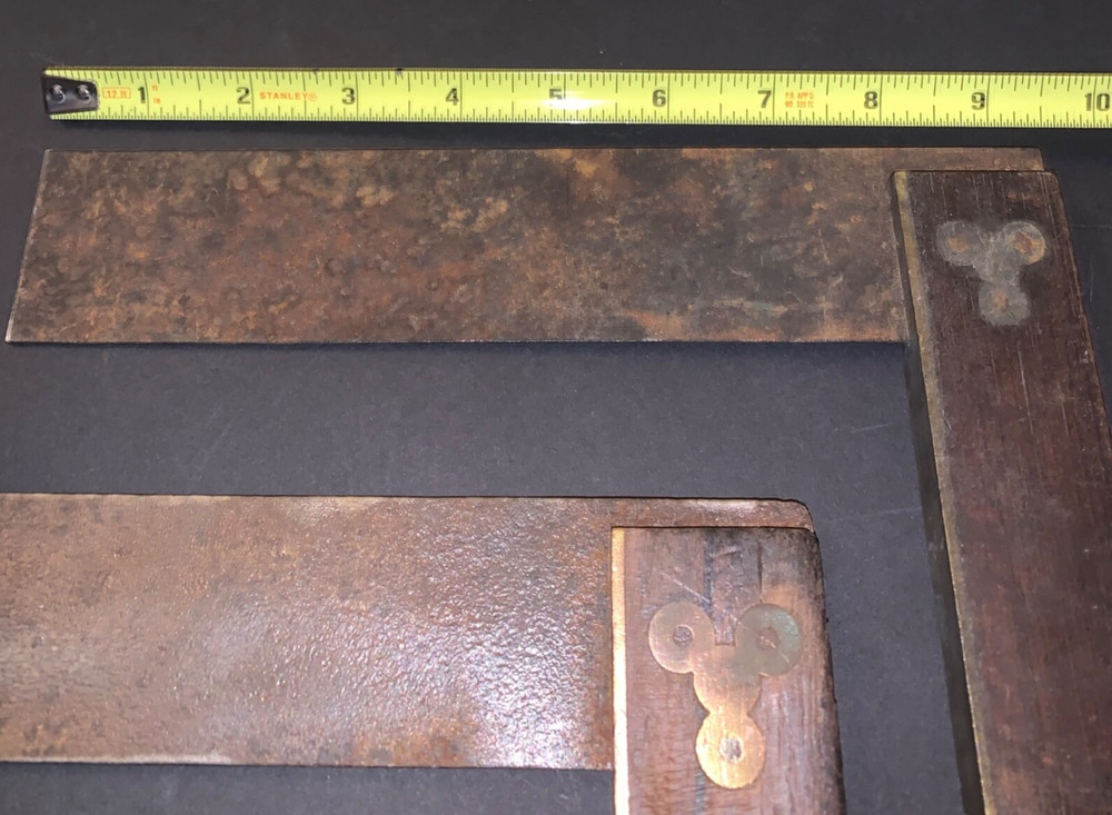 Vintage Try Square Lot 8" 9"