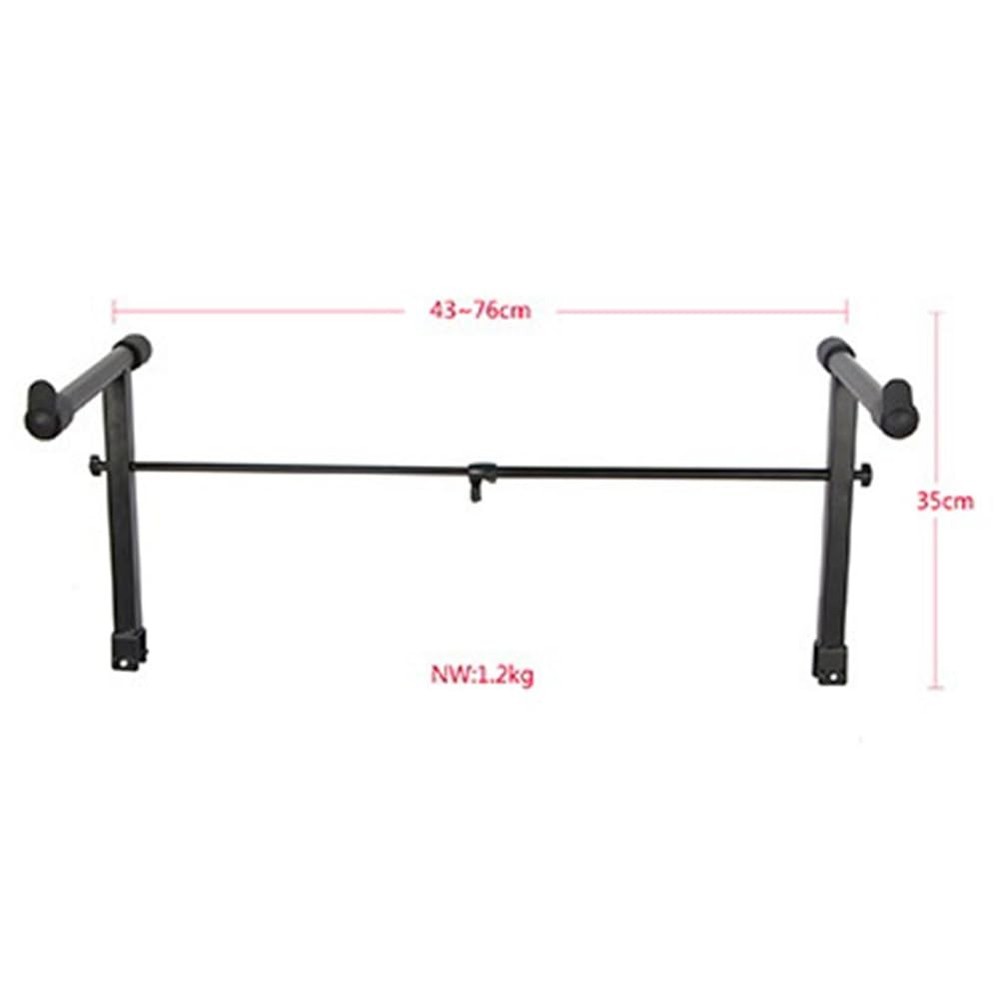 Gaderth Universal Second Tier for Keyboard Stand, Adjustable Width Keyboard S...