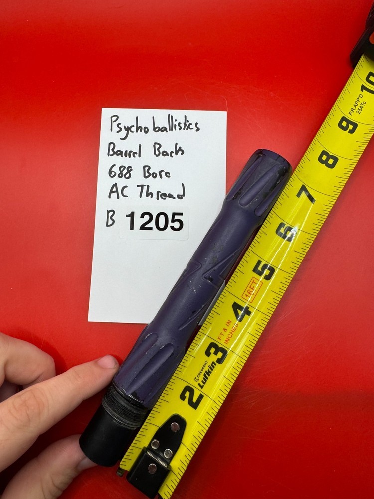 Psycho Ballistics Paintball Barrel Back 688 Bore AC Thread