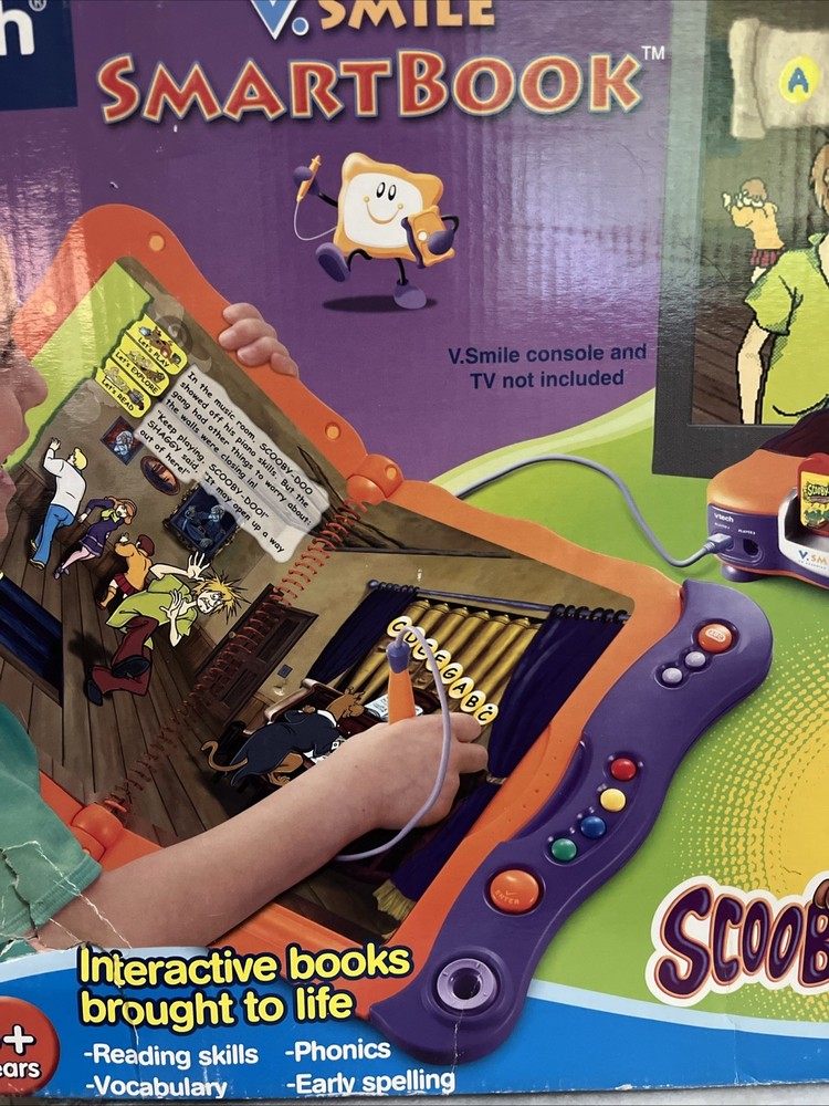 VTech Vsmile Smartbook Scooby-Doo Interactive Priced Low Damage To Box See Pic