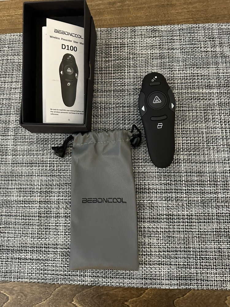 beboncool wireless presentation clicker D100