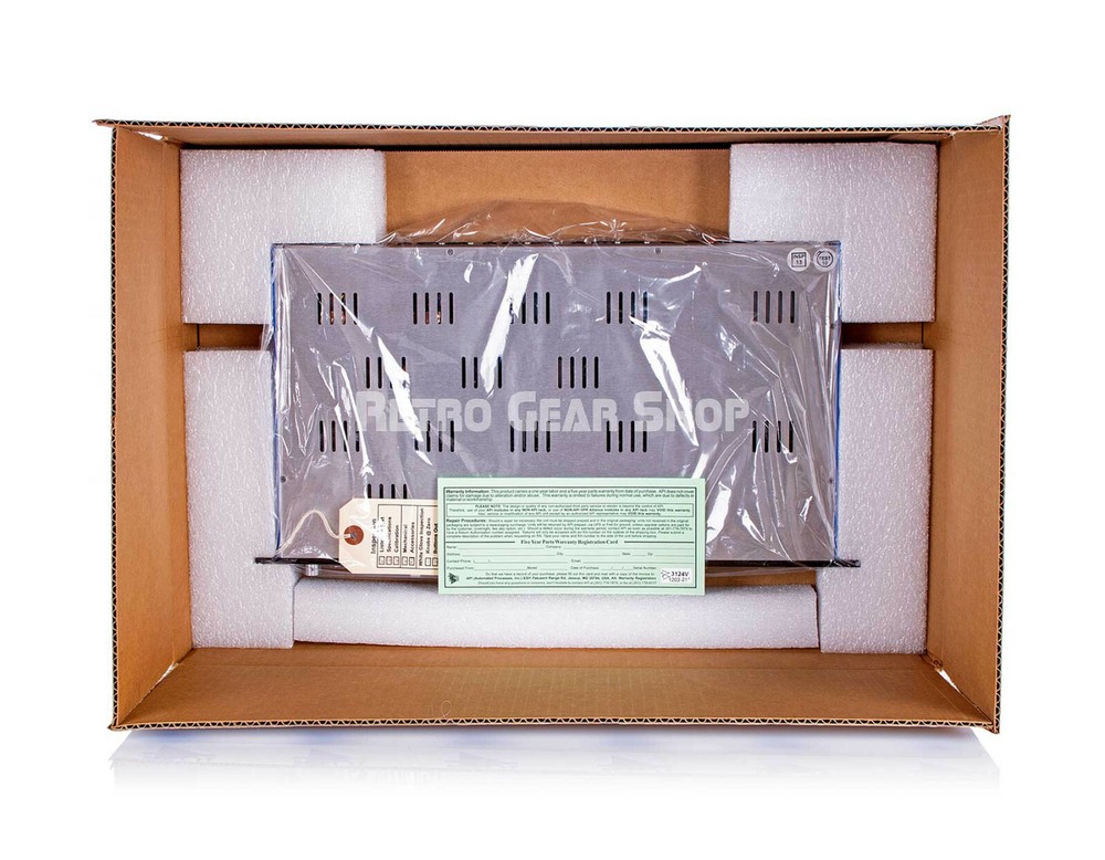 API 3124V Discrete 4-Channel Microphone Line Preamp Api