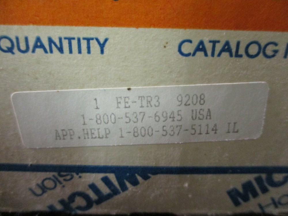 HONEYWELL MICRO SWITCH LOGIC MODULES FE-TR3 NOS FREE SHIPPING