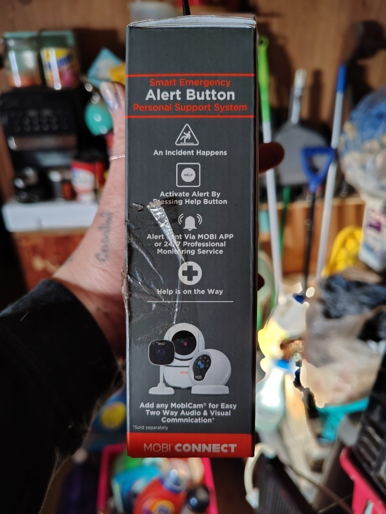 MOBI Smart Emergency Alert Button Personal Support System Help Assistance NEW