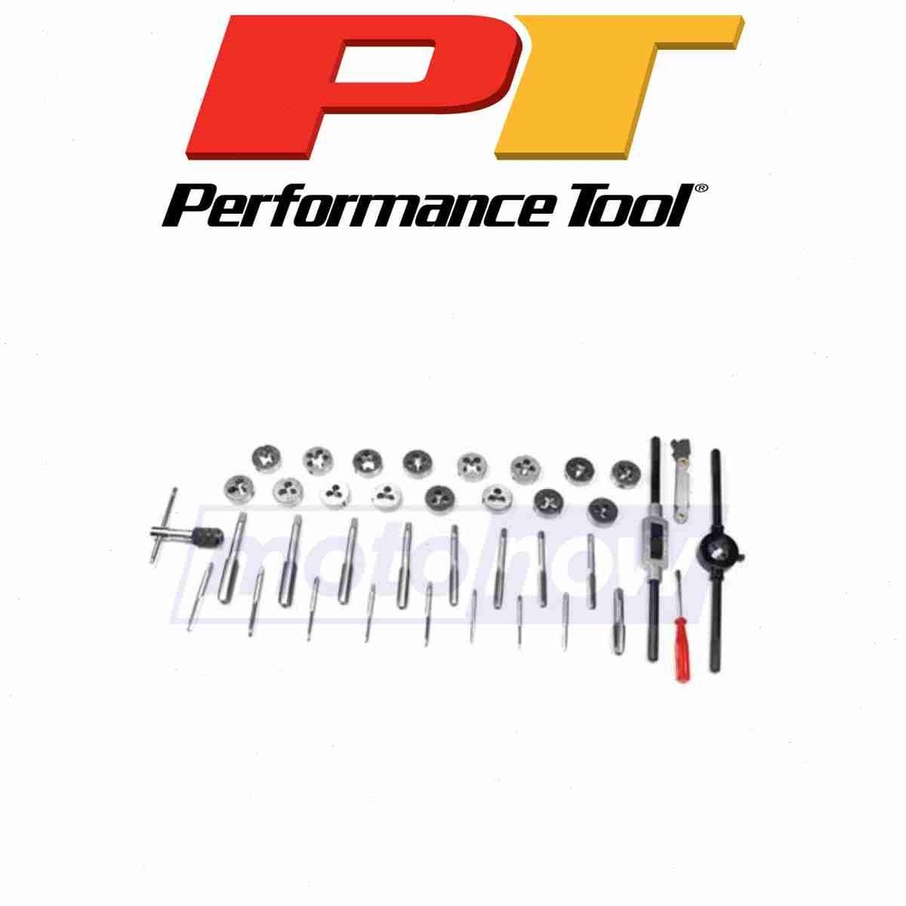 Performance Tools W4001DB 40 Piece Tap & Die Set for Tools General Tools & ly