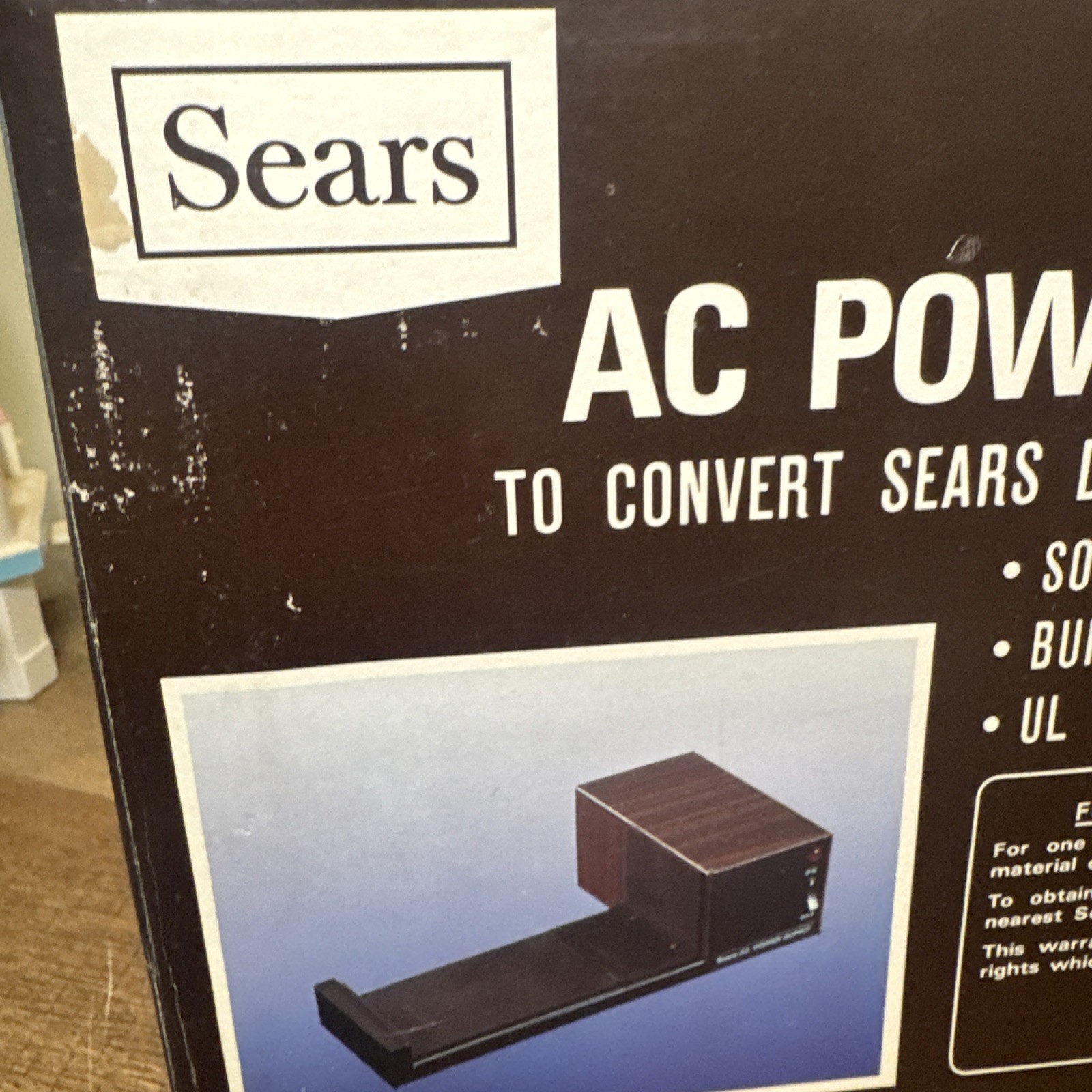 New Sears CB Radio Power Supply Converter 120v AC to 12V DC Home Use # 6136781