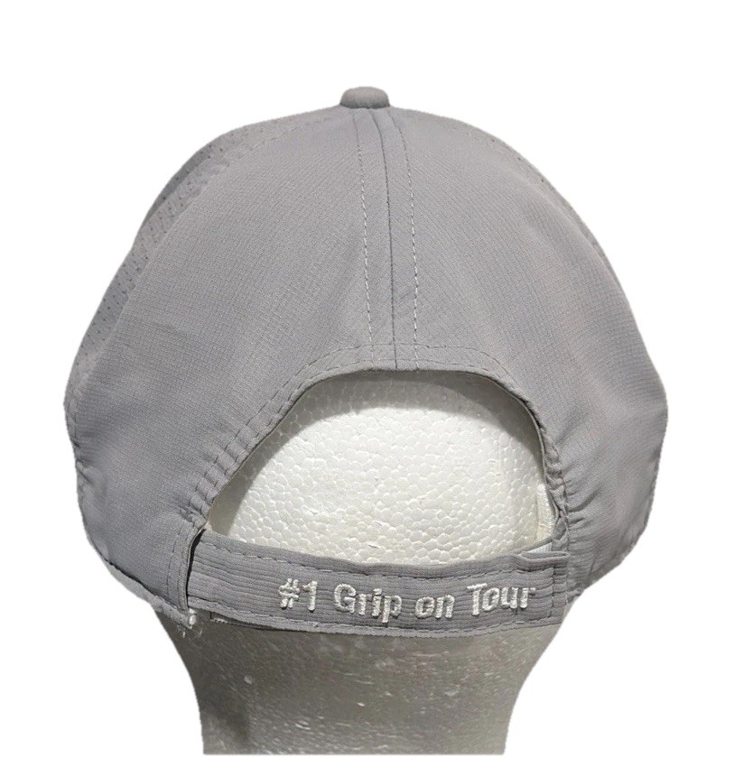 Golf Pride Hat Cap Gray #1 Grip On Tour Cap Strapback