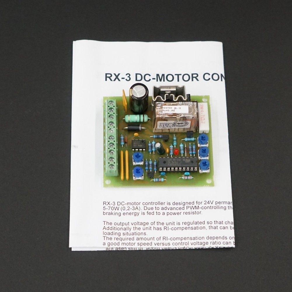 ELECTROMEN RX-3 DC Motor Controller, 24V, 5-70W