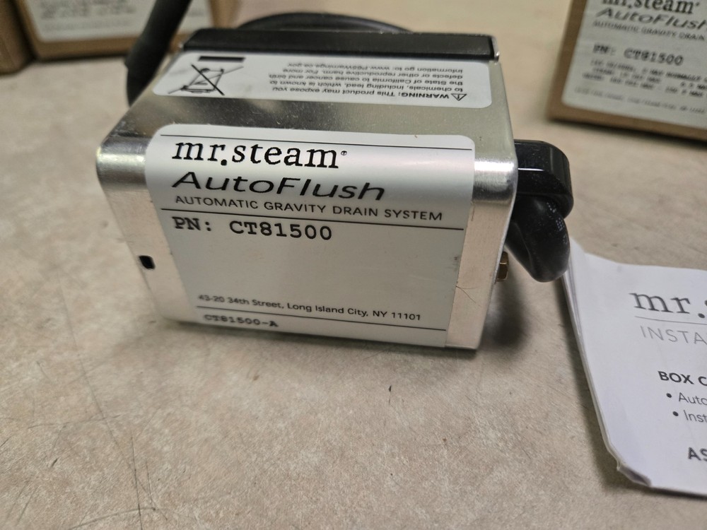 Mr Steam AutoFlush CT81500 Automatic Gravity Drain System (New Open Box)