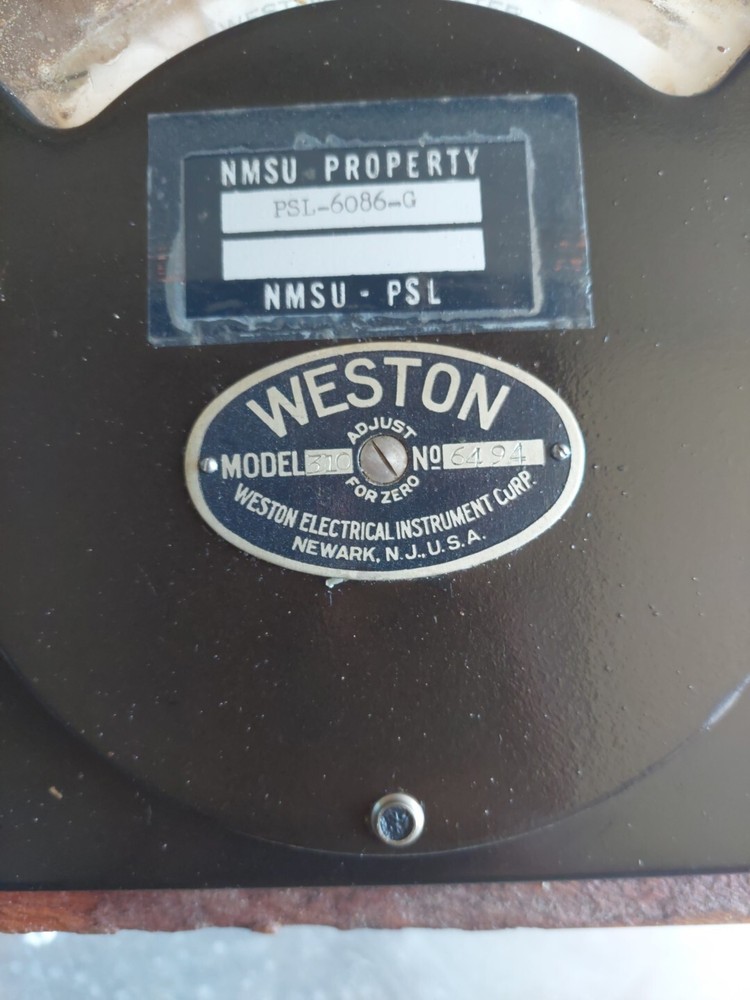 Weston 310 wattmeter