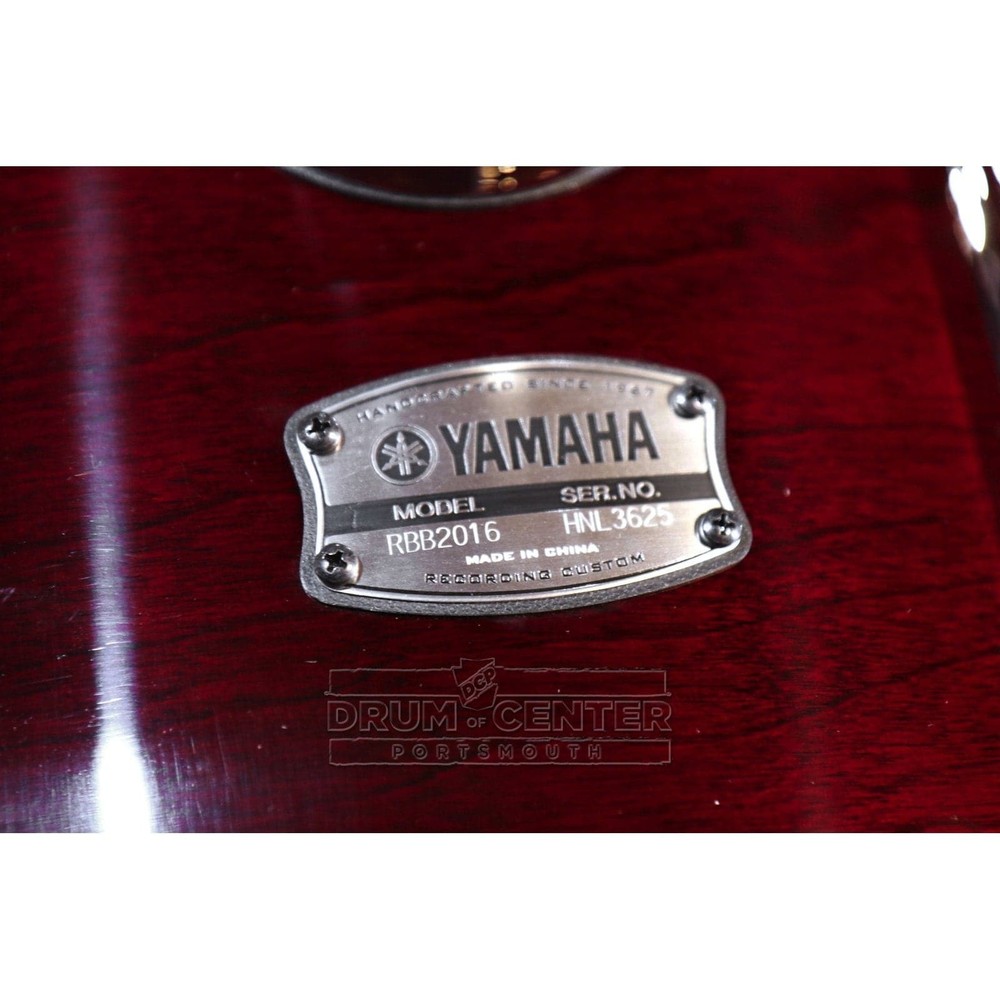 Yamaha Recording Custom 4pc Drum Set 20/10/12/14 Classic Walnut