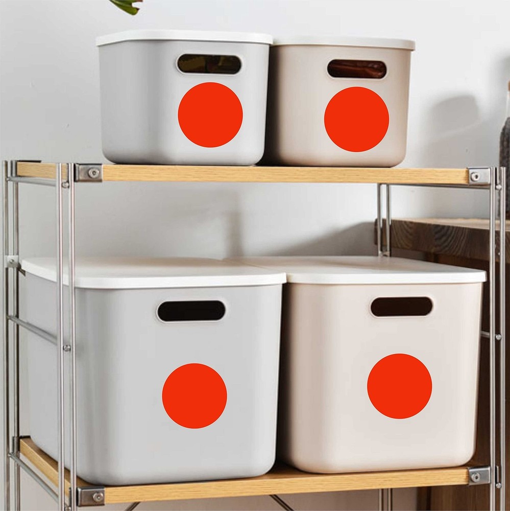 PARLAIM 2’’Color Coding Labels Stickers,500 per Roll Round Permanent