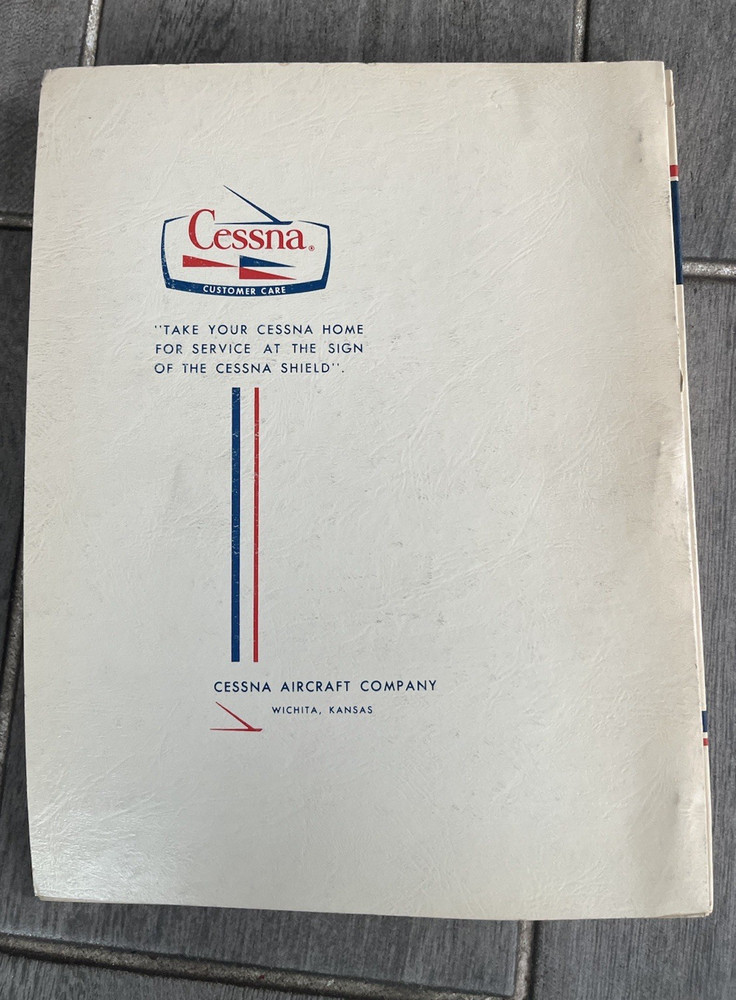 Aviation Cessna Special Tools & Support Equipment Catalog 1979 Original