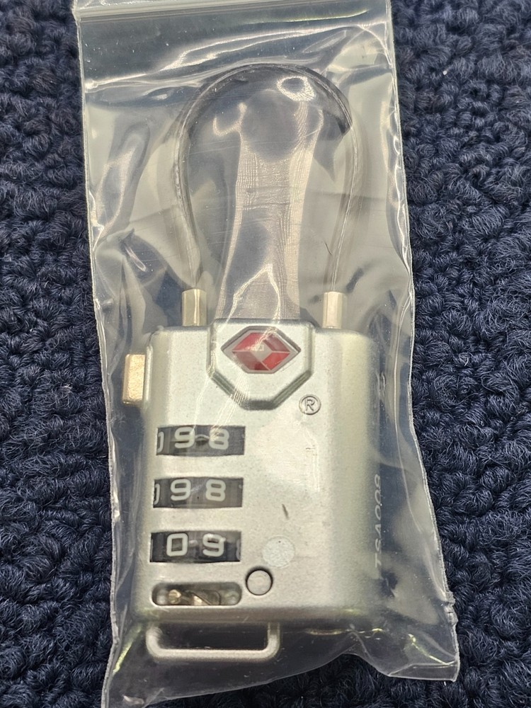 Forge Cable Luggage Lock Re-Settable Combination Alloy Body