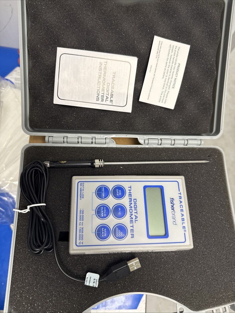 fisherbrand traceable 15-077-8 Digital Thermometer
