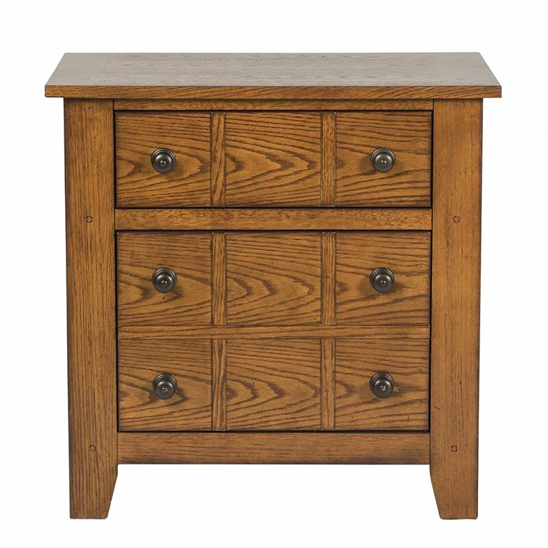 Grandpas Cabin Medium Brown Night Stand