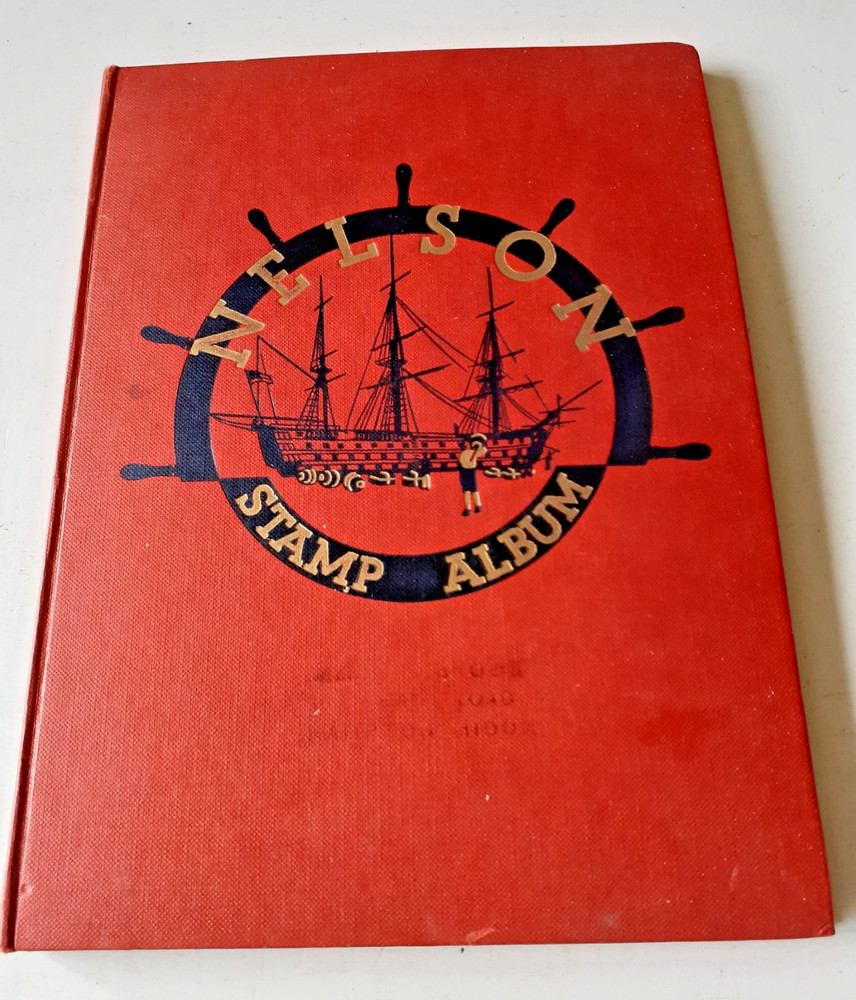 Vintage NELSON Stamp Album