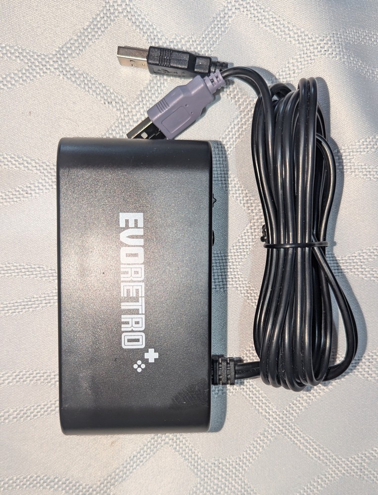EVORETRO 4 Port Adapter for Gamecube Controller Wii U, Switch, and PC USB