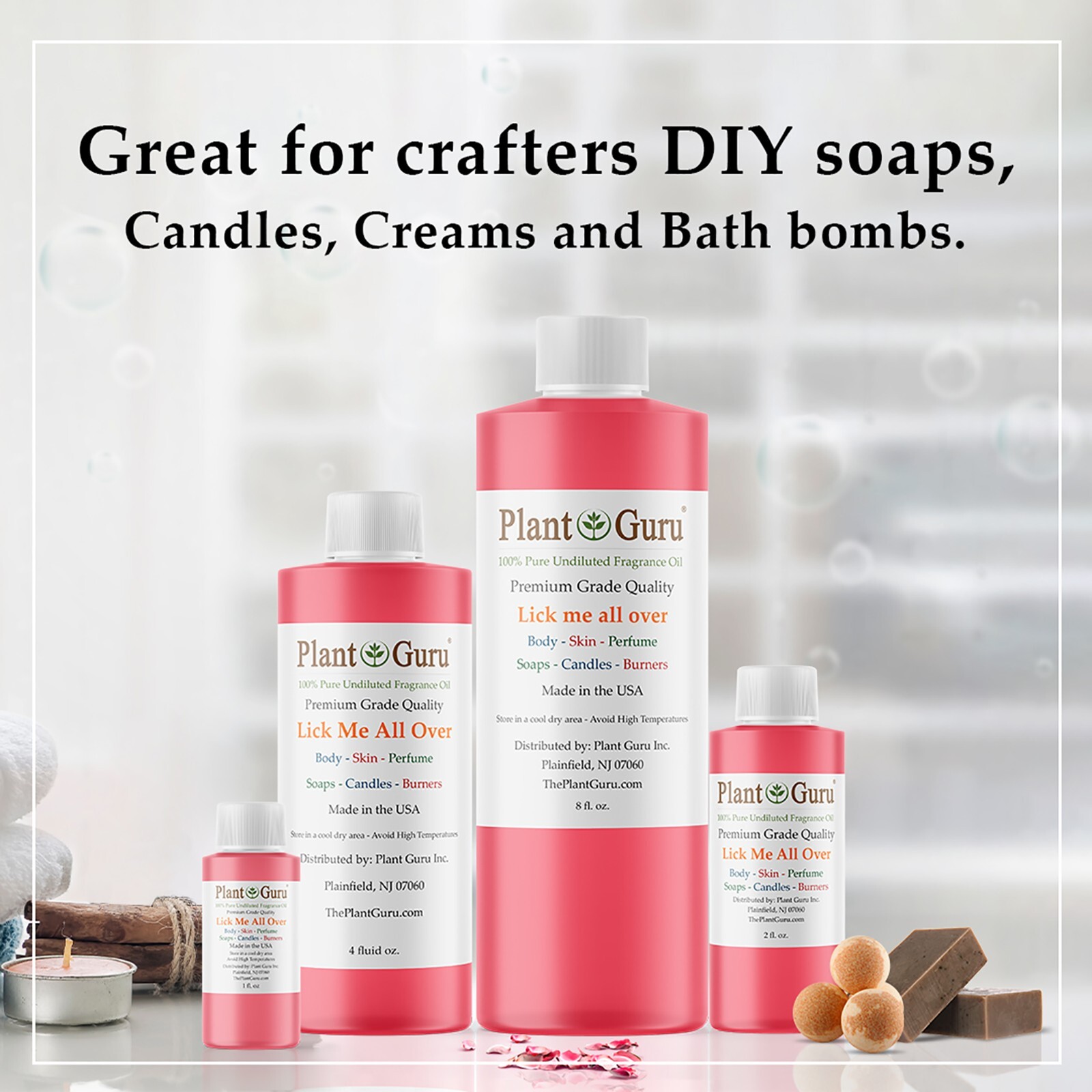 Lick Me All Over Fragrance Oil For Candle, Soap Making, Diffuser and Burners