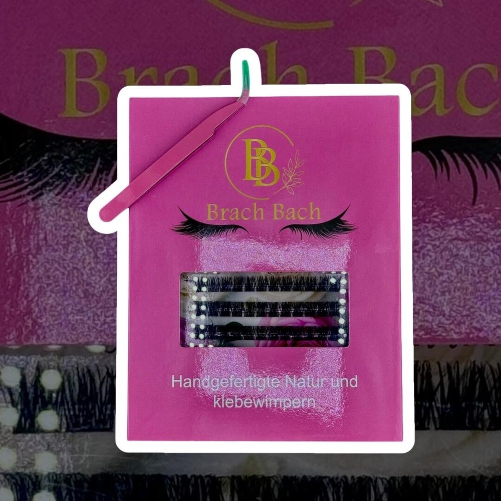 100% natural handmade eyelashes