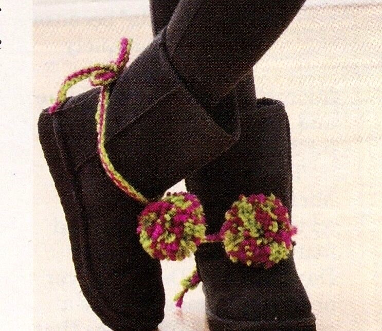 CUTE Girl's Boot Bracelets/Crochet Pattern INSTRUCTIONS ONLY