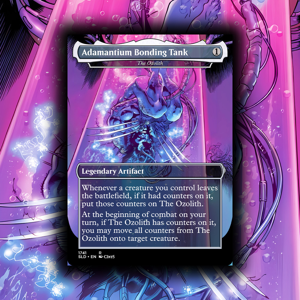 Adamantium Bonding Tank  The Ozolith EDH MTG Marvel Wolverine Commander
