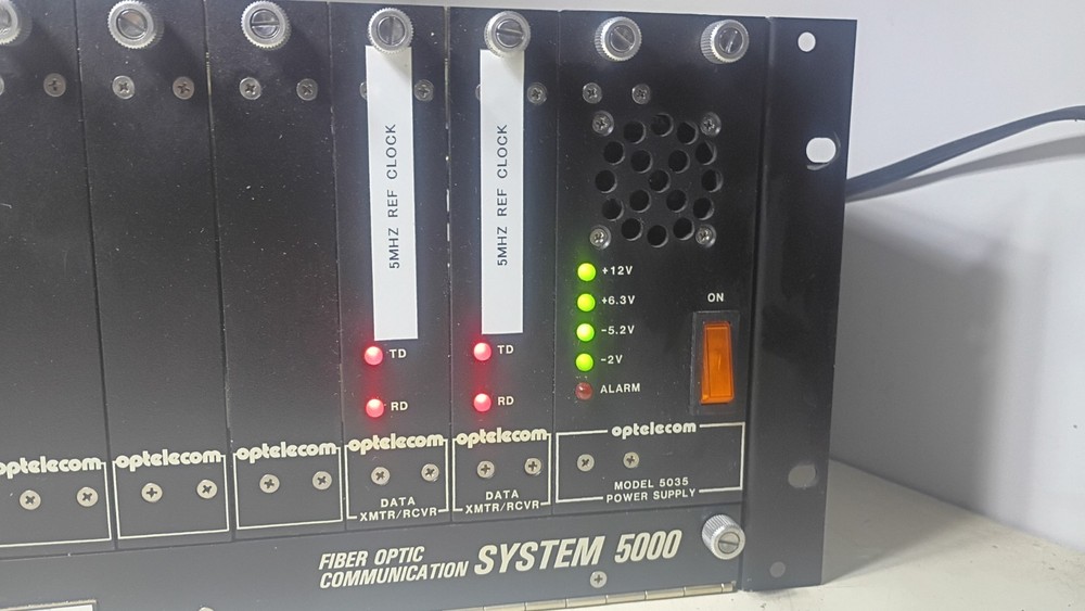 Optelecom System 5000AI Fiber Optic Mil-STD-1553 5MHz Ref. Clock