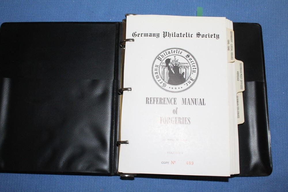 Germany Philatelic Society Reference Manual Forgeries Bohne 8 Vol BlueLakeStamps