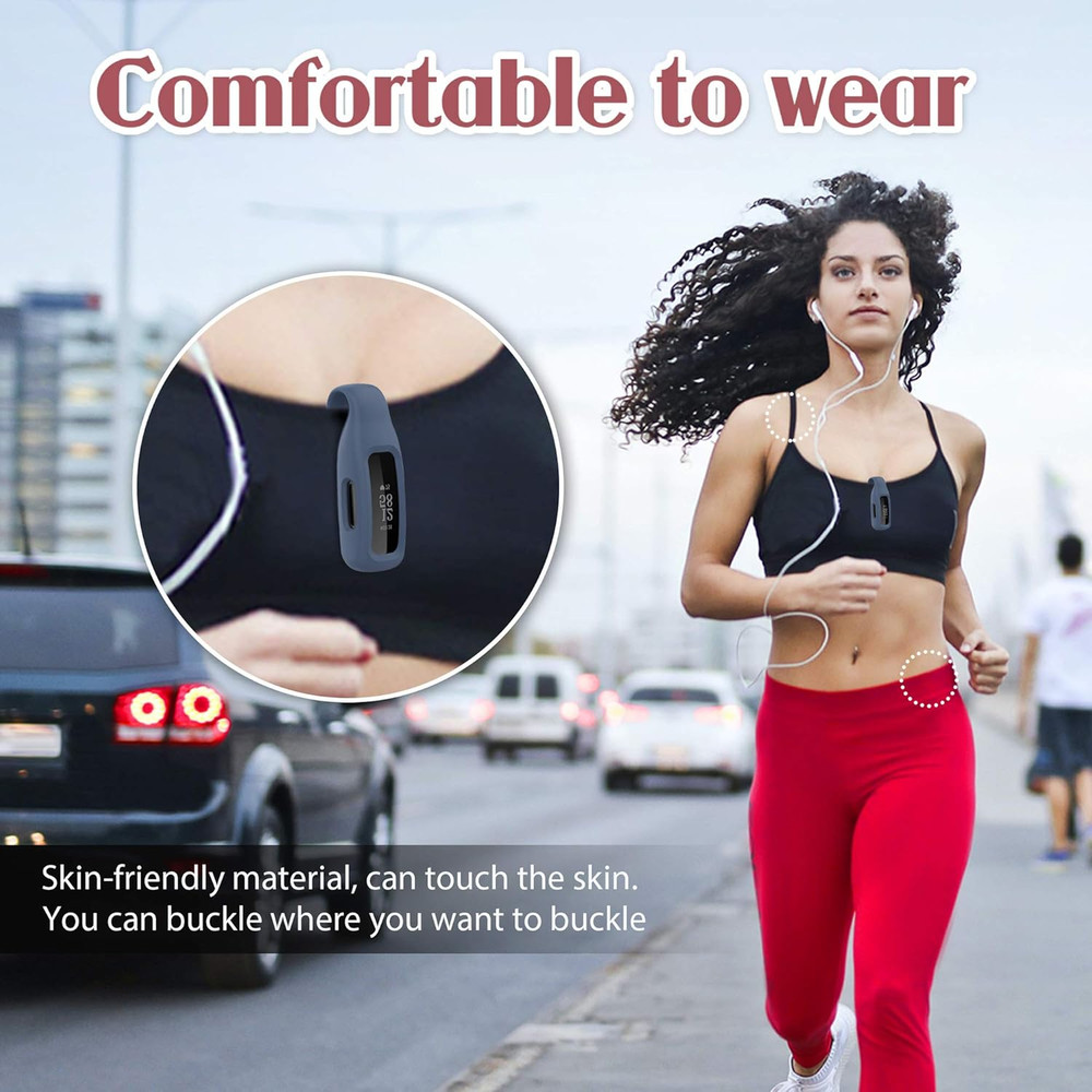 3-Pack Clips Replacement for Fitbit Inspire 2/Fitbit Inspire 3, Soft Comfortable