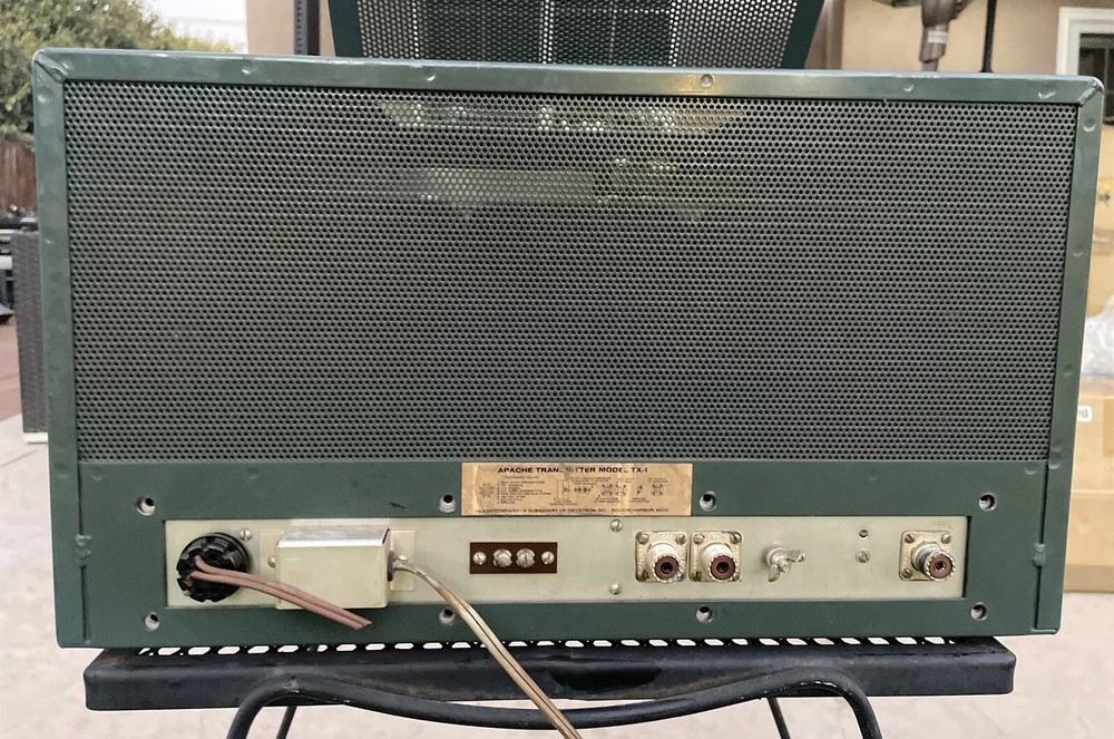 Vintage Heathkit TX-1 Apache Tube Ham Radio Transmitter