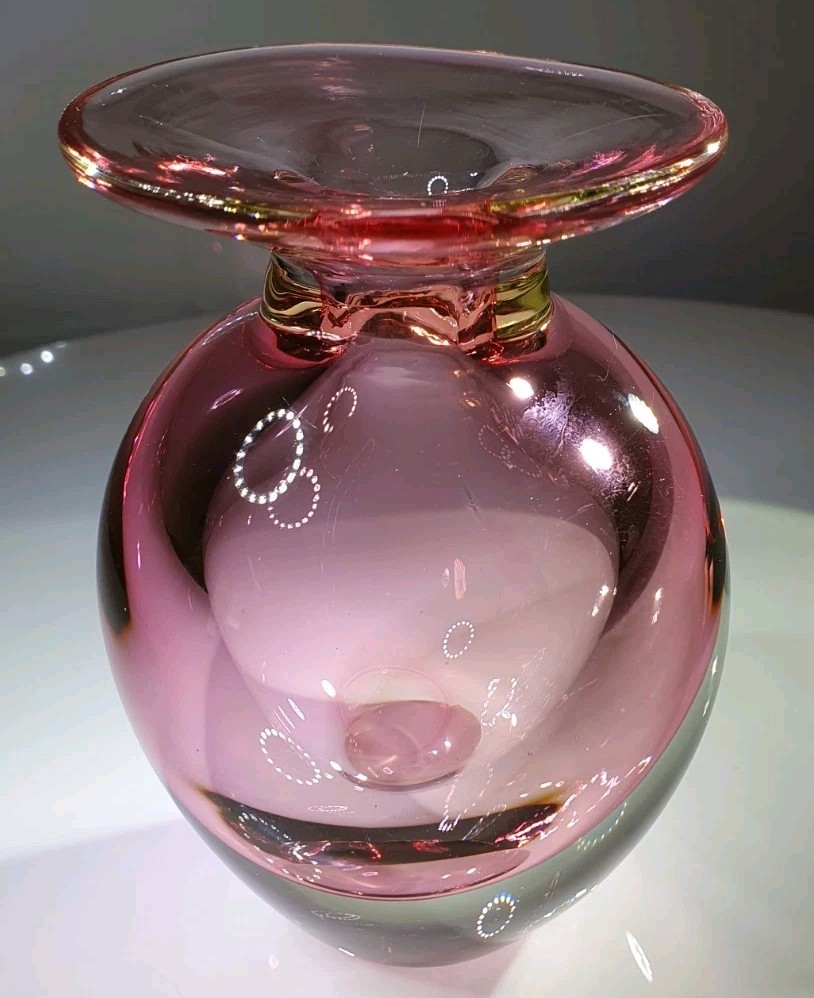 Murano Sommerso Bud Vase