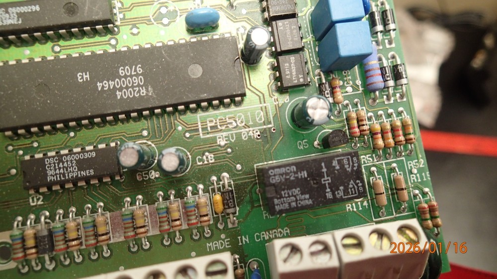 DSC PC5010 PCB version 1.0 pre owned