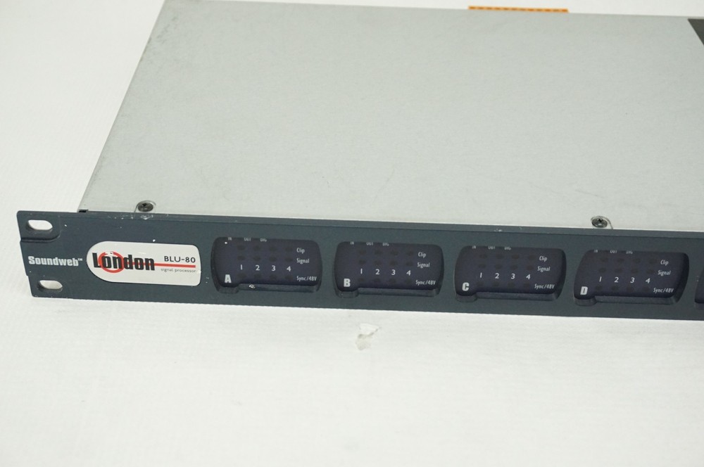 BSS Soundweb London BLU80 Digital Signal Processor DSP Audio System Processor