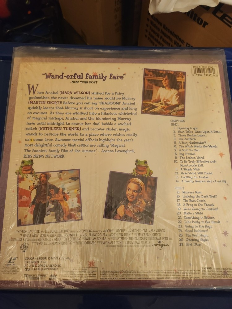 A Simple Wish Laserdisc