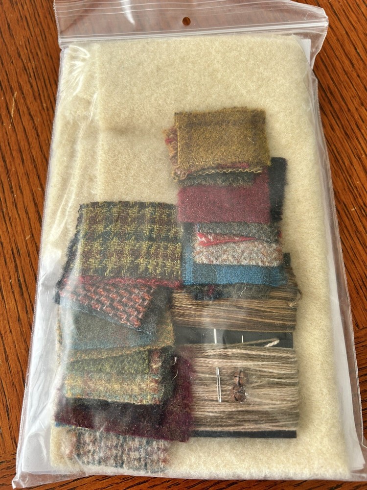 Pinkeep Ewe, Wool Applique Kit by Heartfelt Wool Expressions