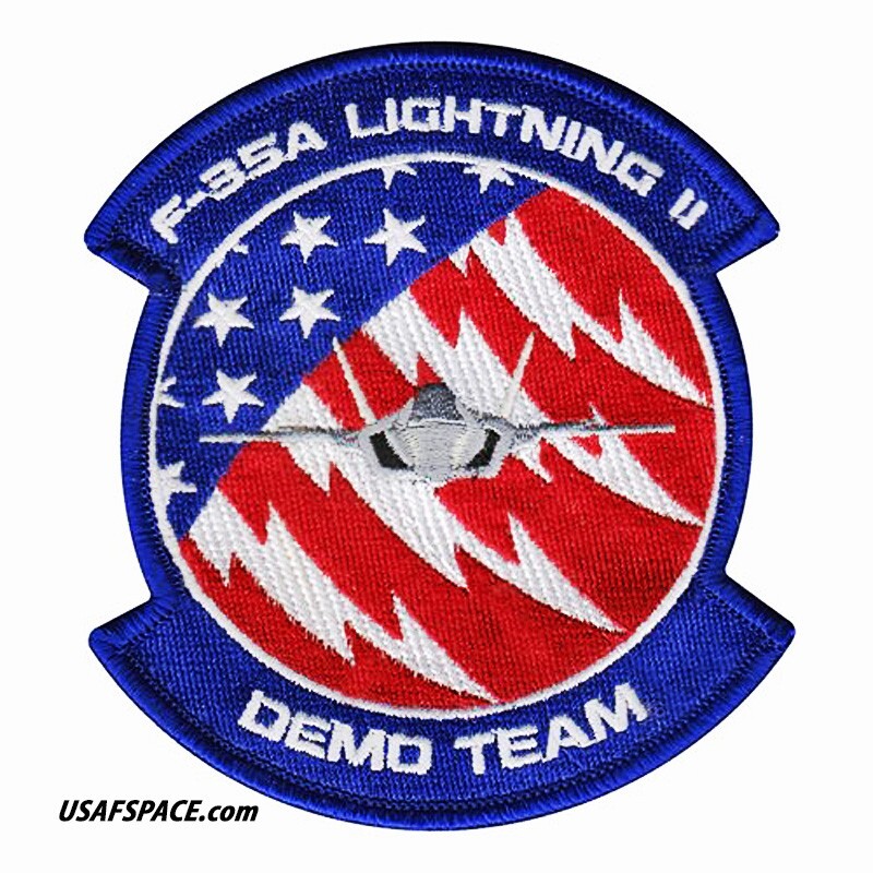 USAF F-35A- LIGHTNING II- DEMO TEAM -Hill AFB, UT- ORIGINAL AIR FORCE VEL PATCH