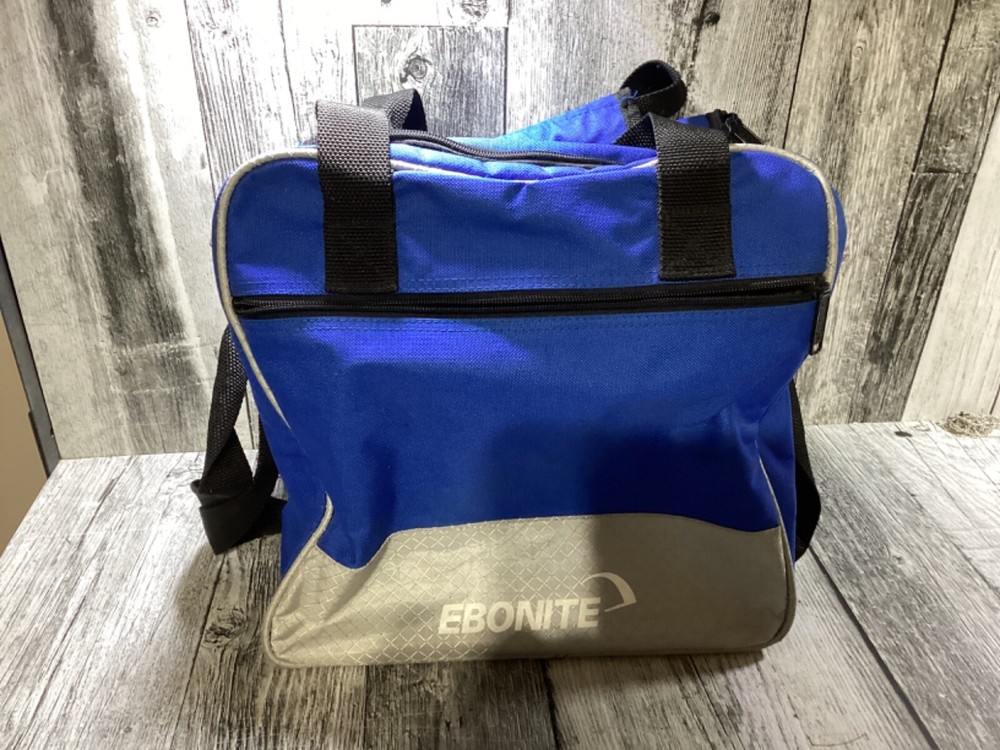 EBONITE Bowling Ball Bag Blue / Silver Preowned (BB14)